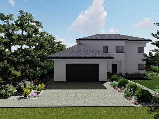 Nowoczesny ogród w Żołędowie